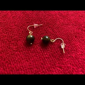 8 MM TIGER EYE EARRINGS